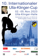 SV Neptun 1910 Aachen e.V. Poster of 10th Ulla-Klinger-Cup 2023 diving SV Neptun 1910 Aachen e.V. Poster of 10th Ulla-Klinger-Cup 2023 diving
